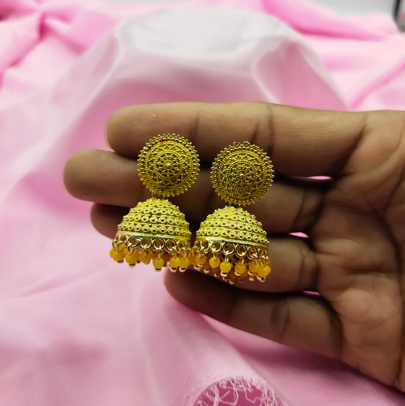 Buy Ruby Earrings for Women by Kushal's Fashion Jewellery Online | Ajio.com